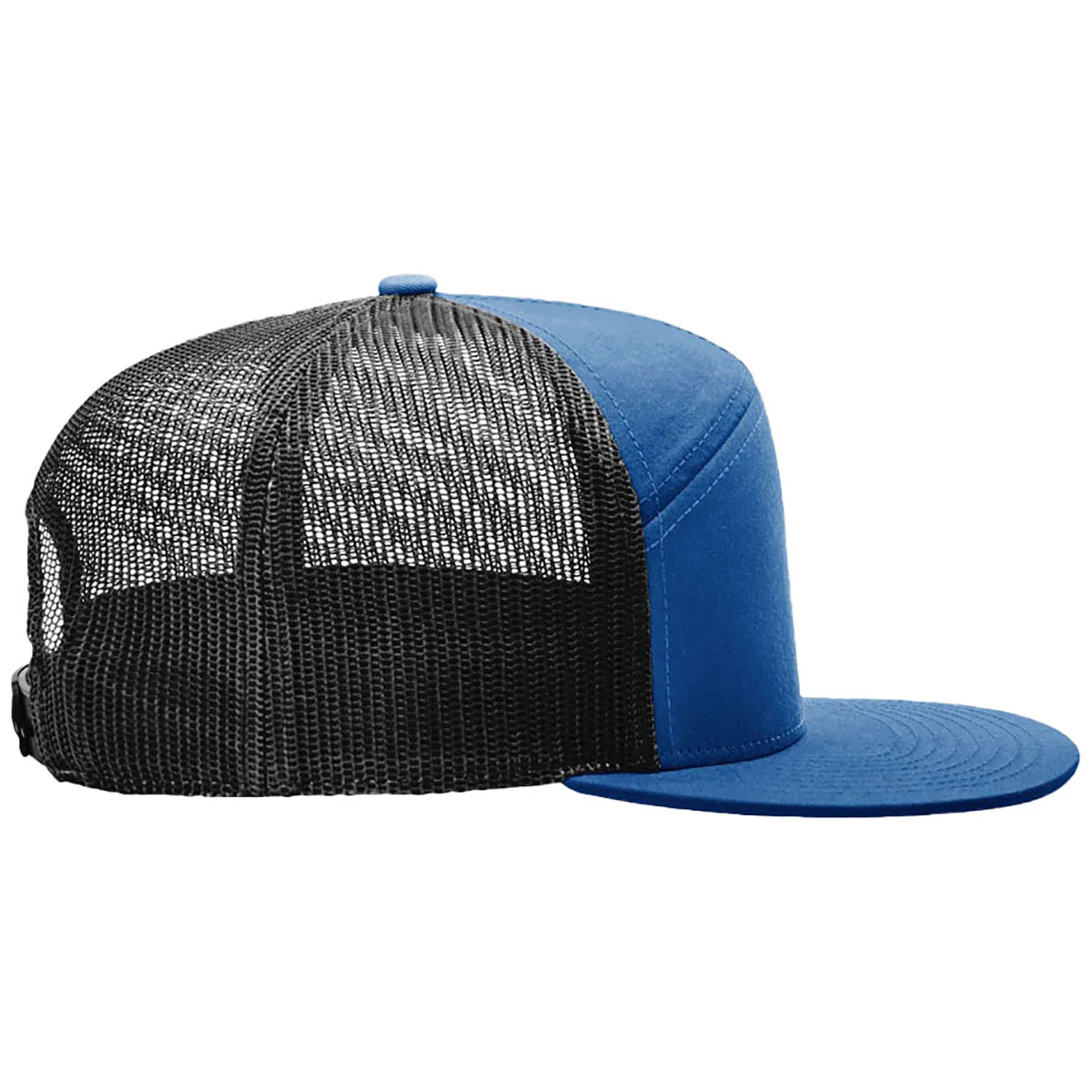 Richardson Royal/Black 7-Panel Trucker - Image 4