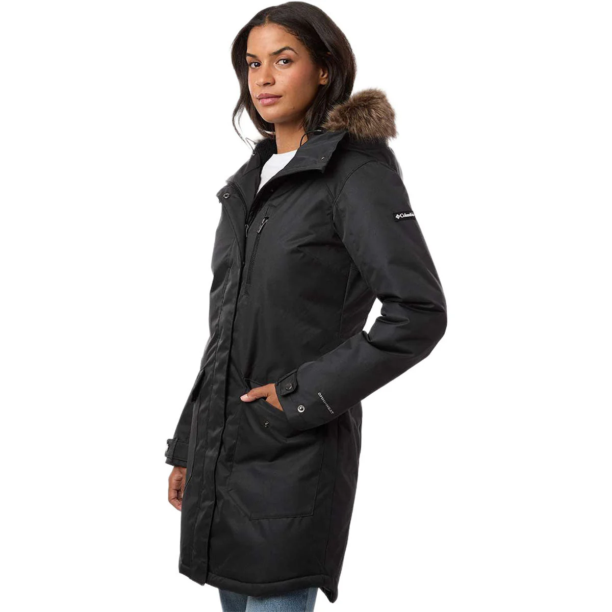 Columbia Women's Black Suttle Mountain Long Insulated Jacket - Image 5