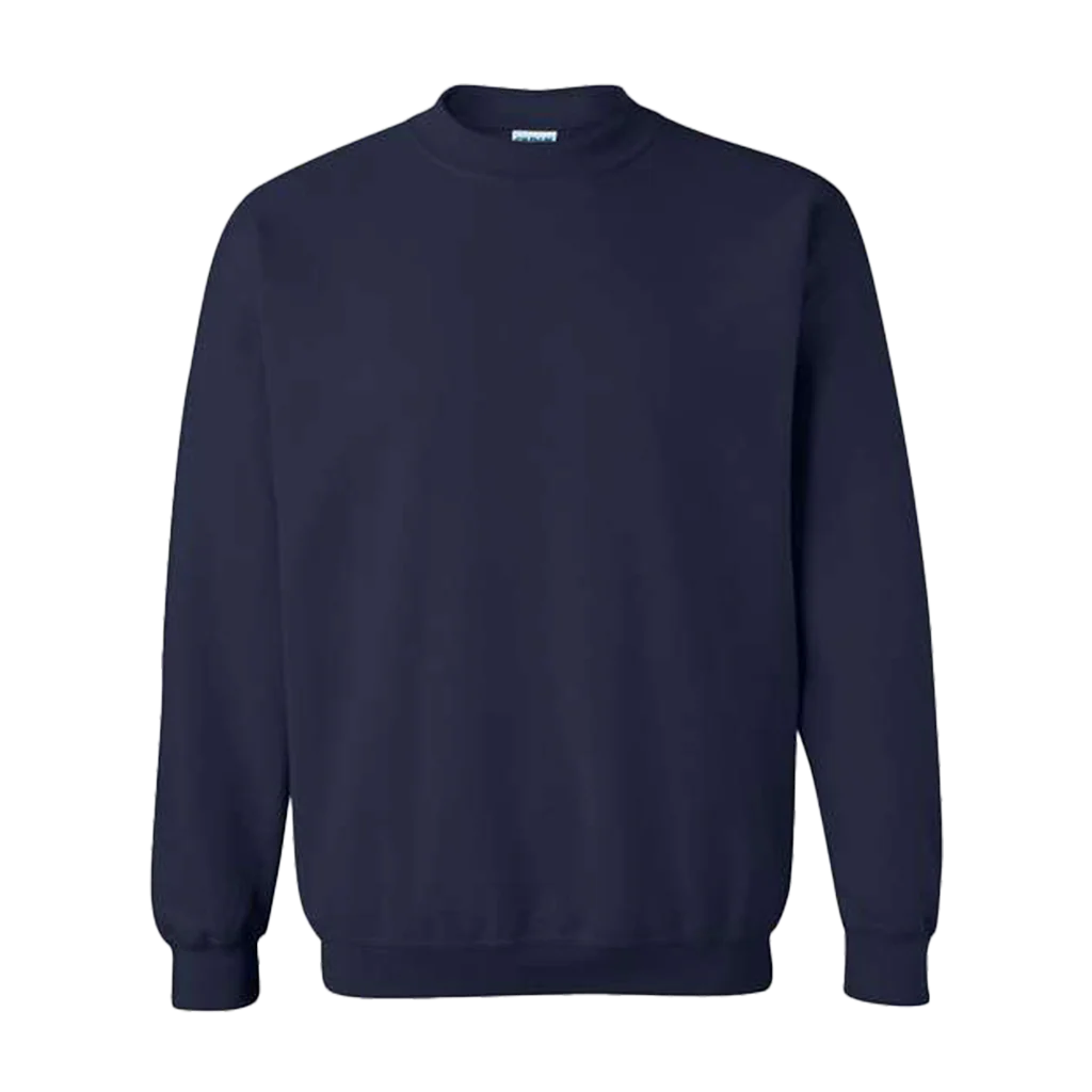 Gildan Unisex Navy Heavy Blend Crewneck Sweatshirt