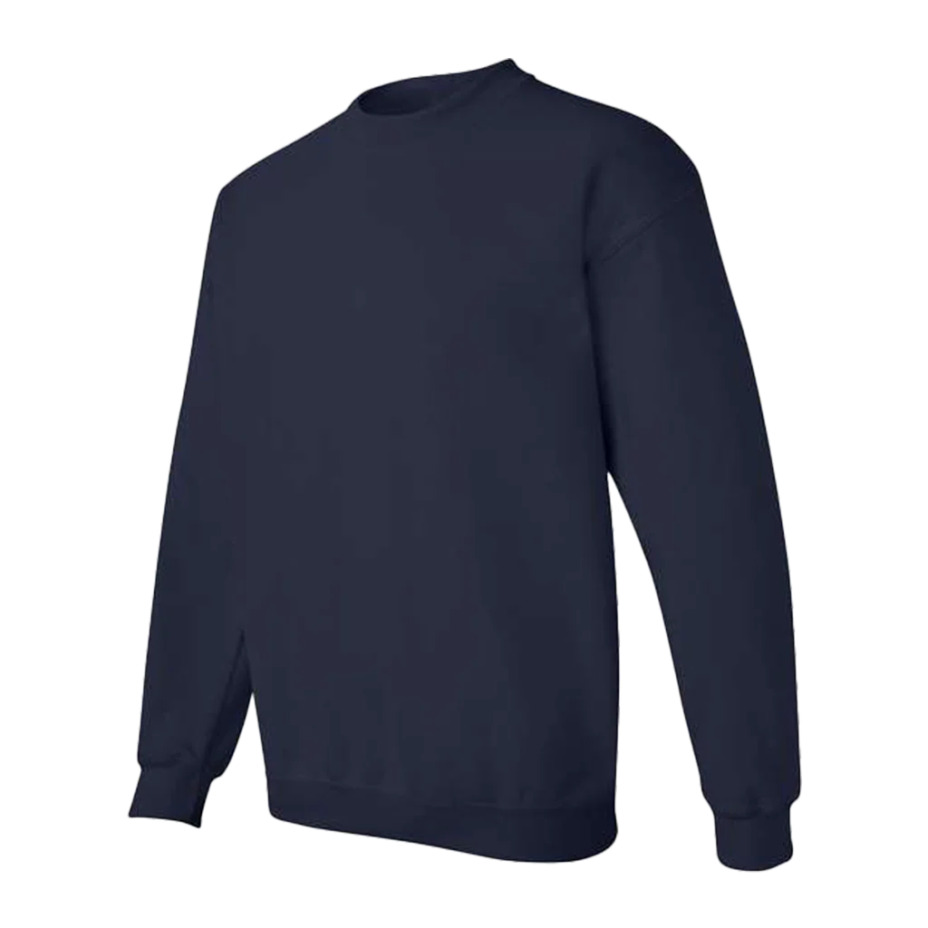 Gildan Unisex Navy Heavy Blend Crewneck Sweatshirt - Image 3