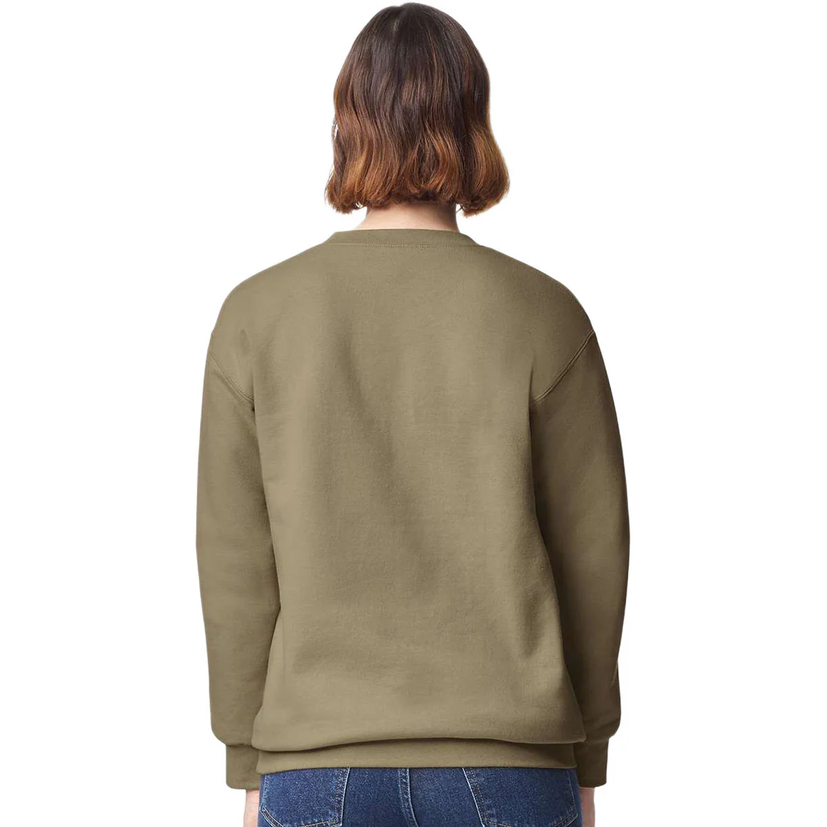 Gildan Unisex Olive Hammer Maxweight Crewneck Sweatshirt - Image 4