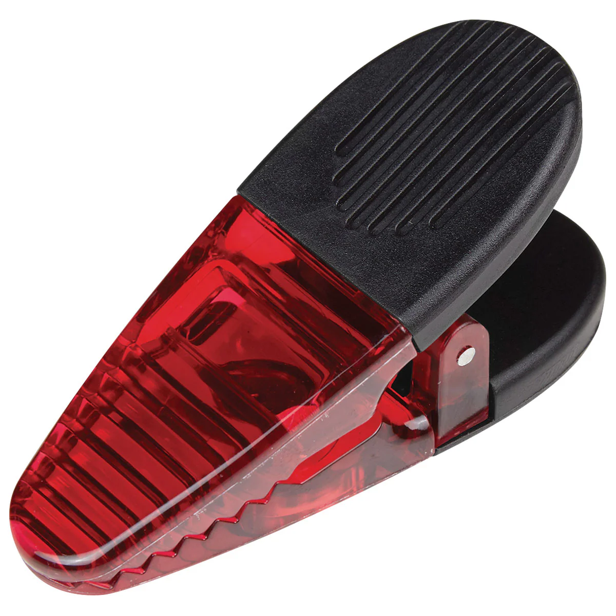 Hit Translucent Red/Black Alligator Clip - Image 3