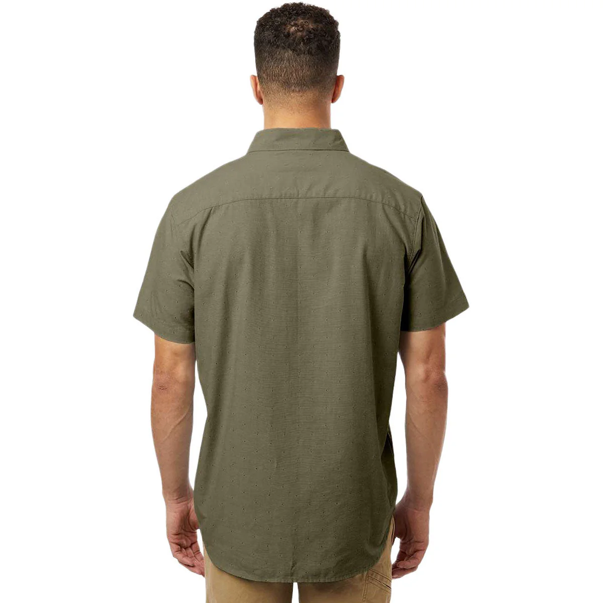 Columbia Men's Stone Green Rapid Rivers Novelty Short Sleeve Shirt - Image 4