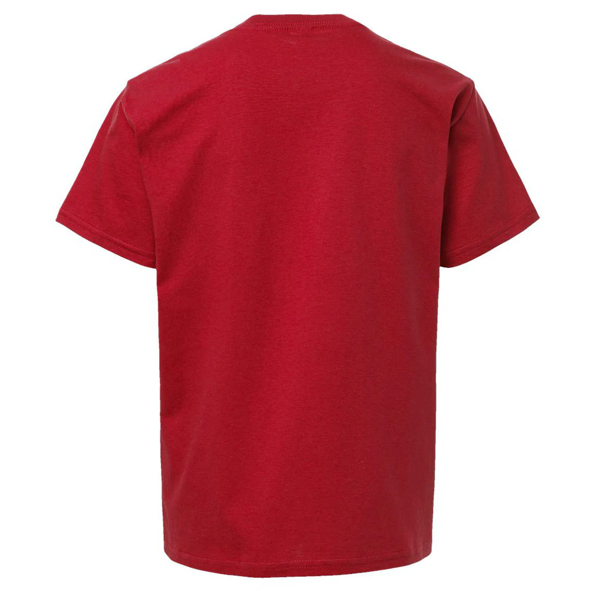 American Apparel Youth Red Fine Jersey Tee - Image 2