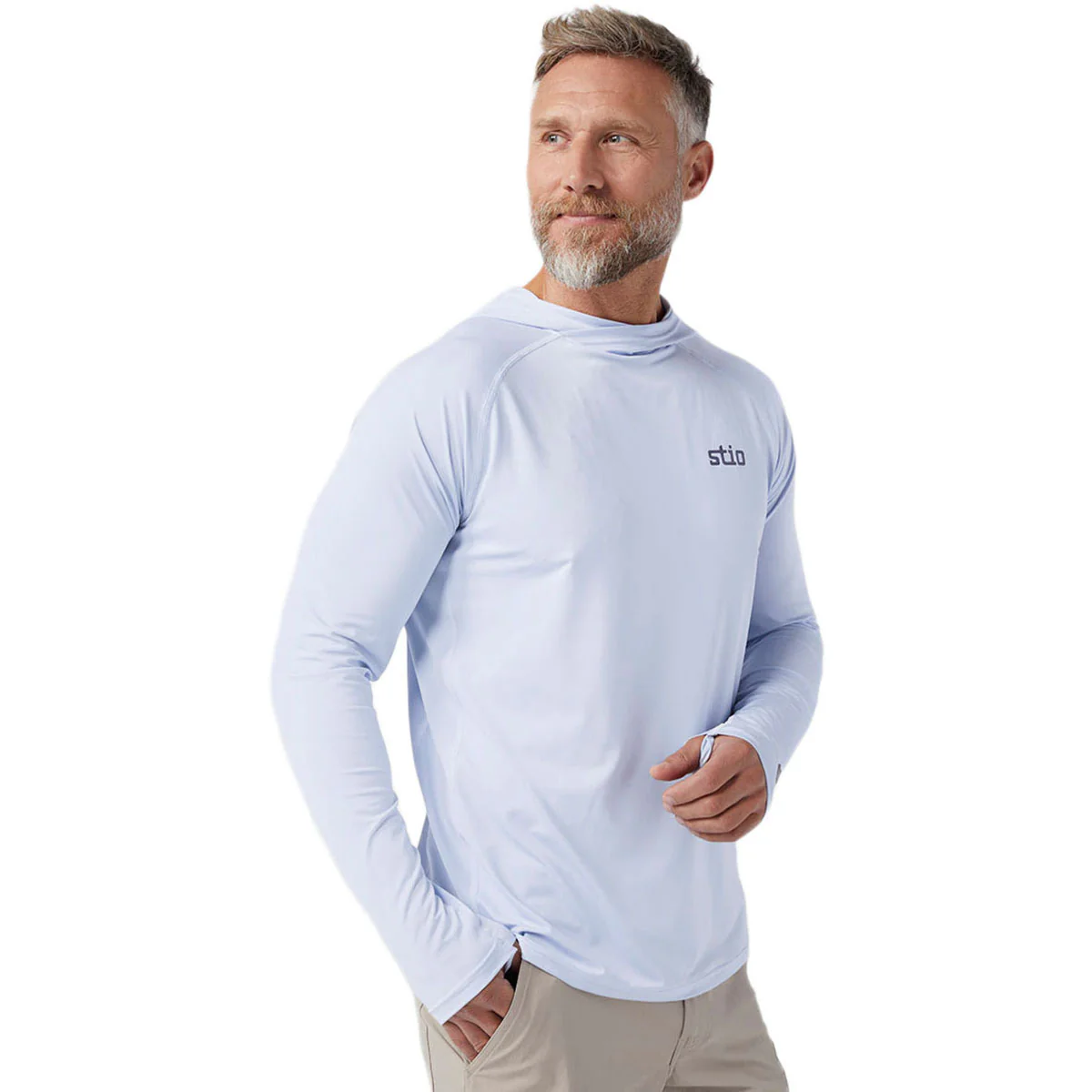 Stio Men's January Sky Hylas Hooded Pullover - Image 4