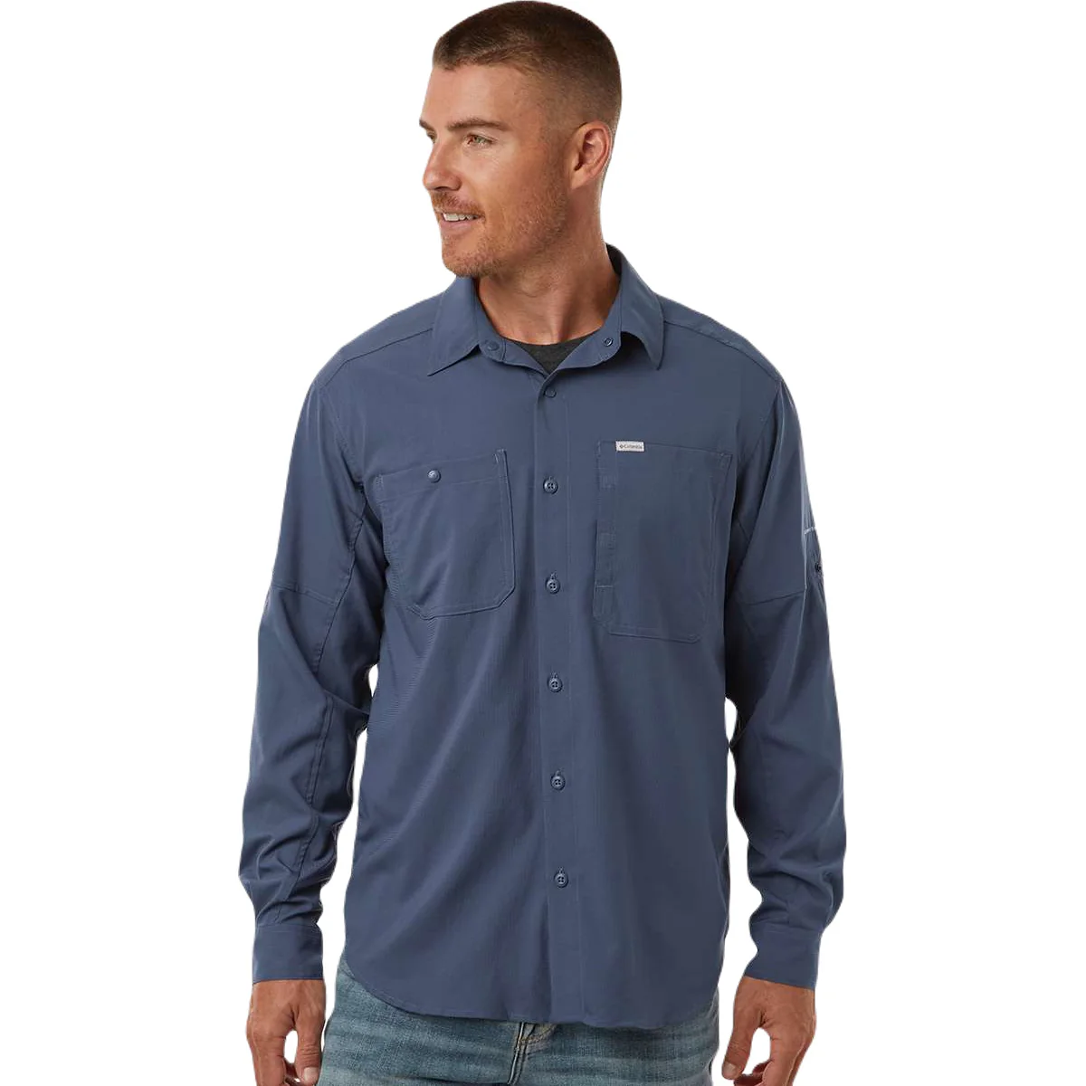 Columbia Men's Dark Mountain Silver Ridge Utility Lite Long Sleeve Shirt - Image 3