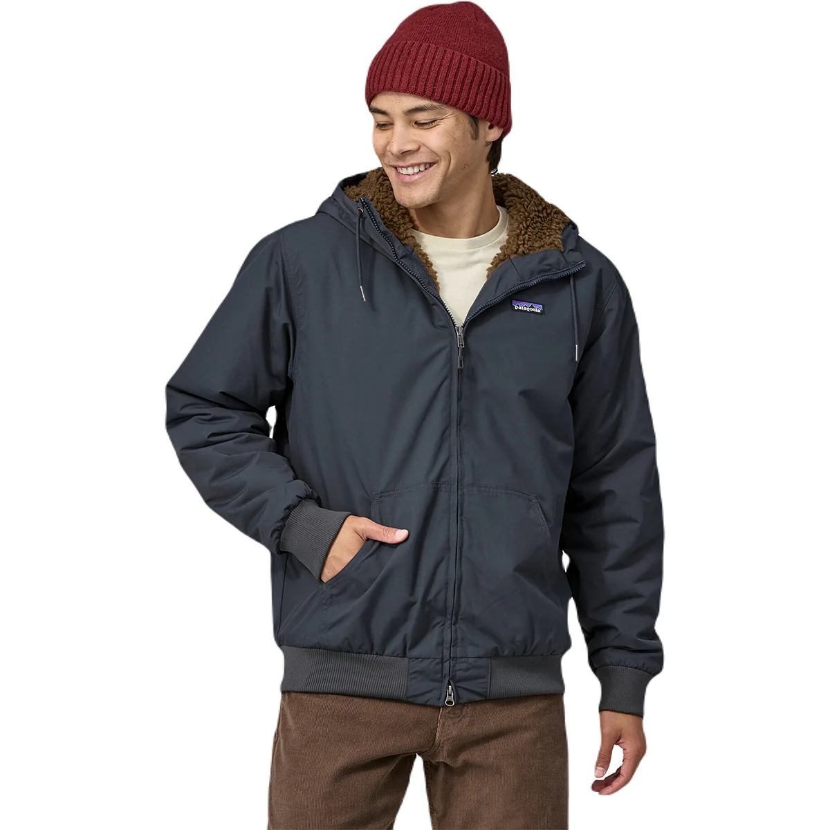 Patagonia Men's Smolder Blue Lined Isthmus Hoody - Image 2