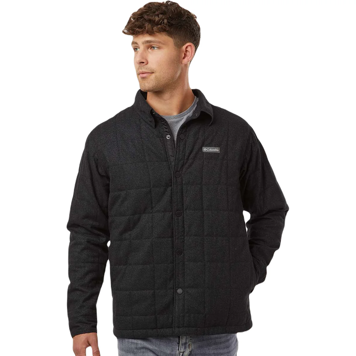 Columbia Men's Black Landroamer Quilted Shirt Jacket - Image 3