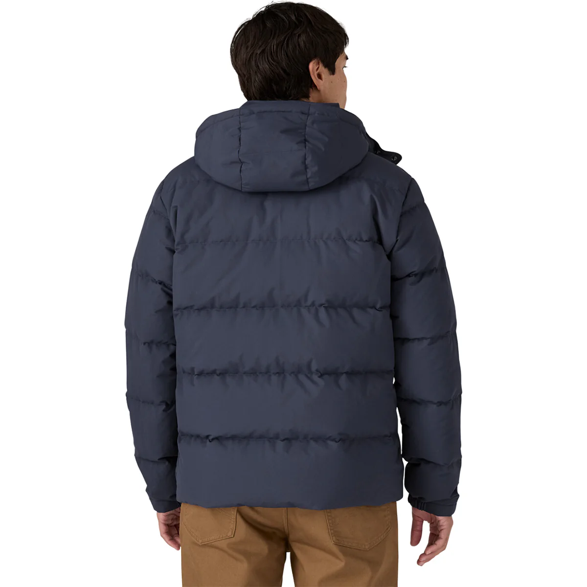 Patagonia Men's Smolder Blue w/Burnished Red Downdrift Jacket - Image 3