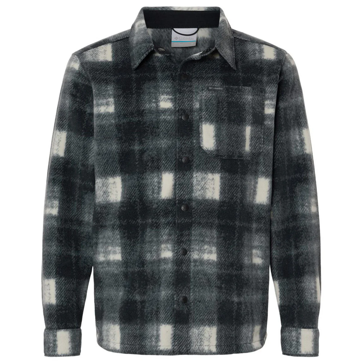 Columbia Men's Chalk Omblur Steens Mountain Printed Shirt Jacket II