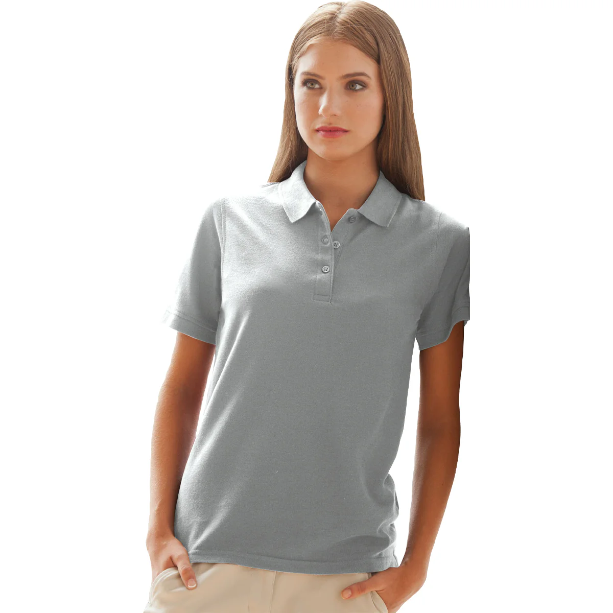 Vantage Women's Oxford Soft-Blend Double-Tuck Pique Polo - Image 3