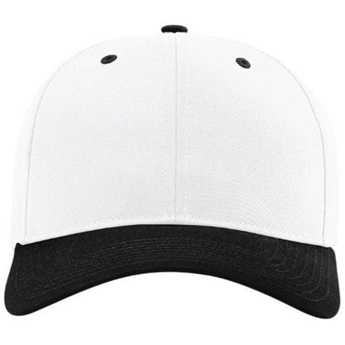 Richardson White/White/Black Pro Twill Snapback - Image 2