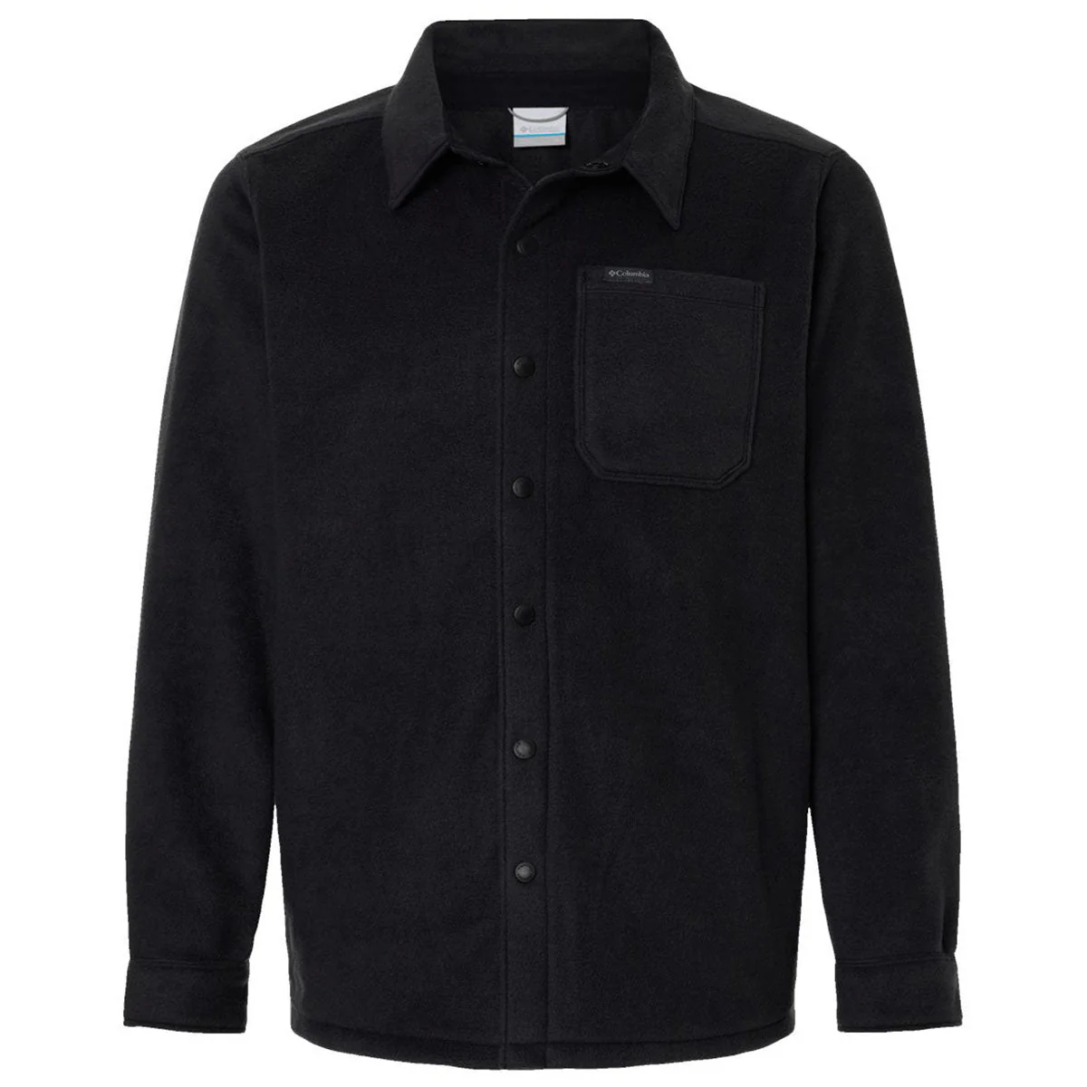 Columbia Men's Black Steens Mountain Solid Shirt Jacket