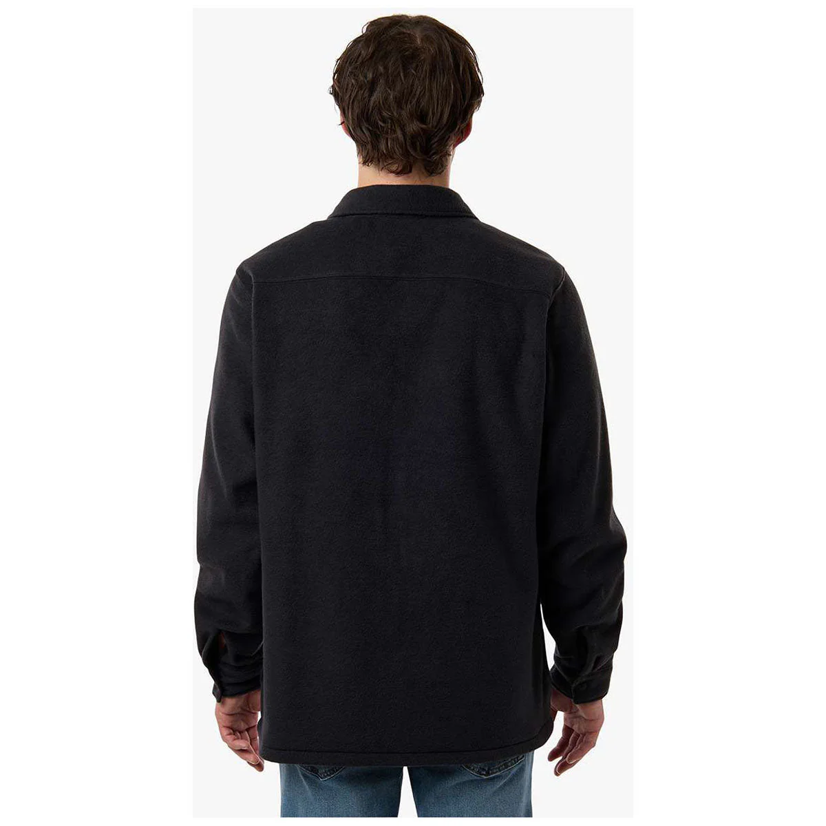 Columbia Men's Black Steens Mountain Solid Shirt Jacket - Image 2