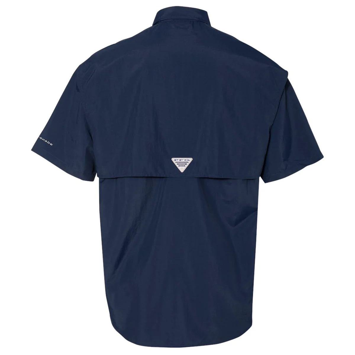 Columbia Men's Collegiate Navy PFG Bahama Short Sleeve Shirt - Image 2