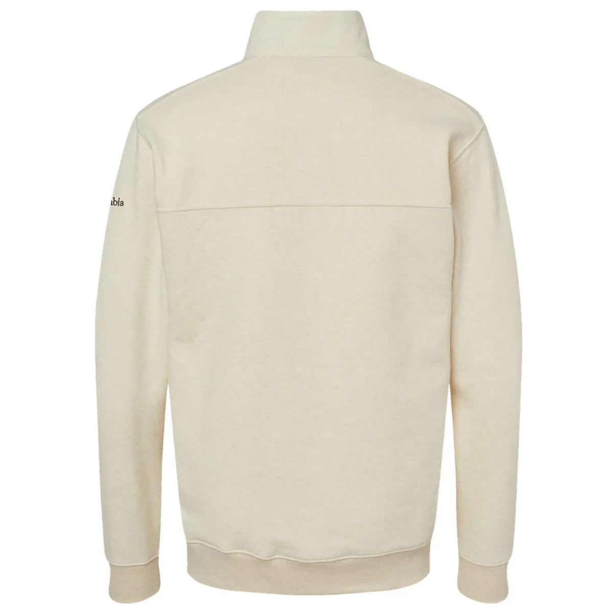 Columbia Men's Oatmeal Heather Hart Mountain II Half-Zip Pullover - Image 2