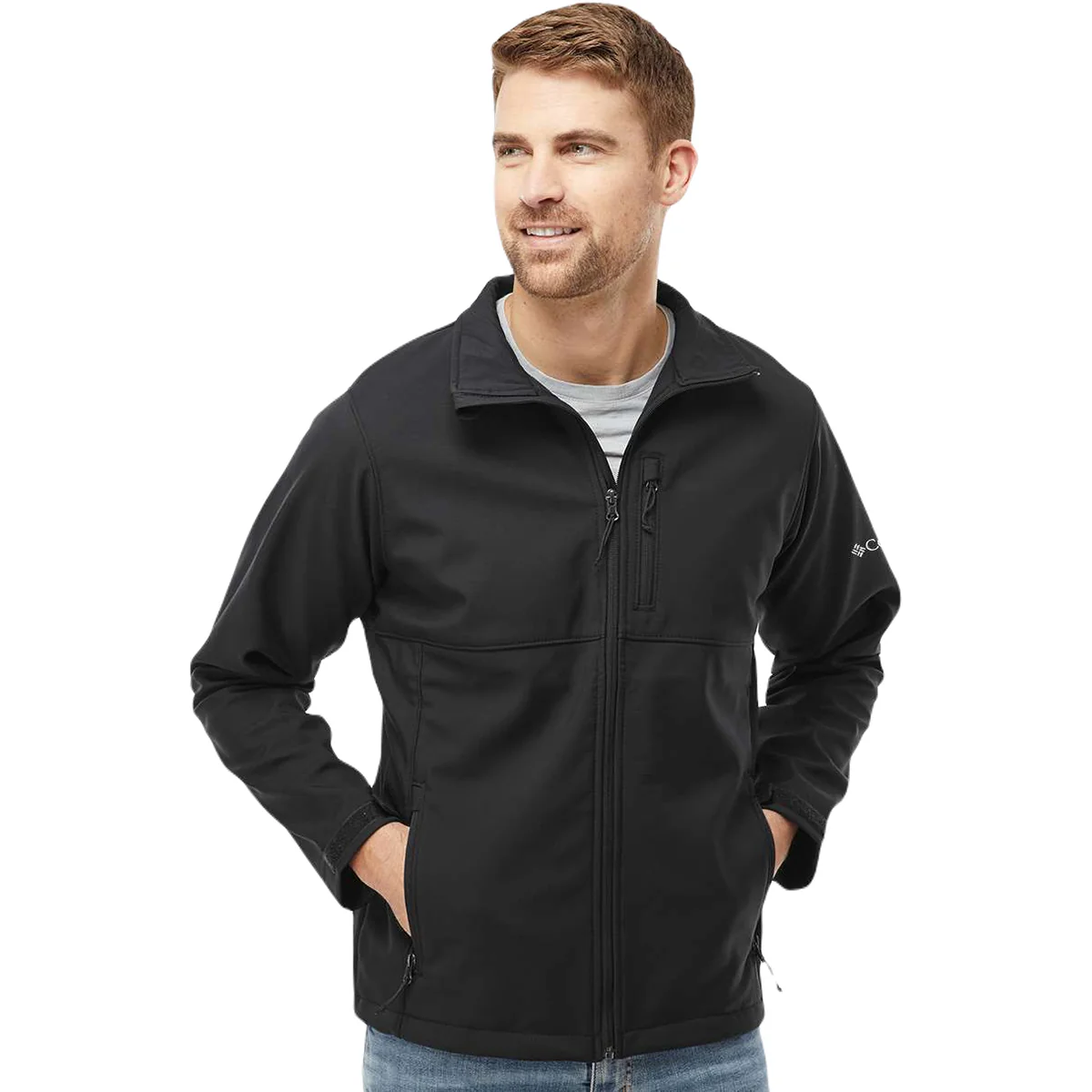 Columbia Men's Black Ascender Soft Shell Jacket - Image 3