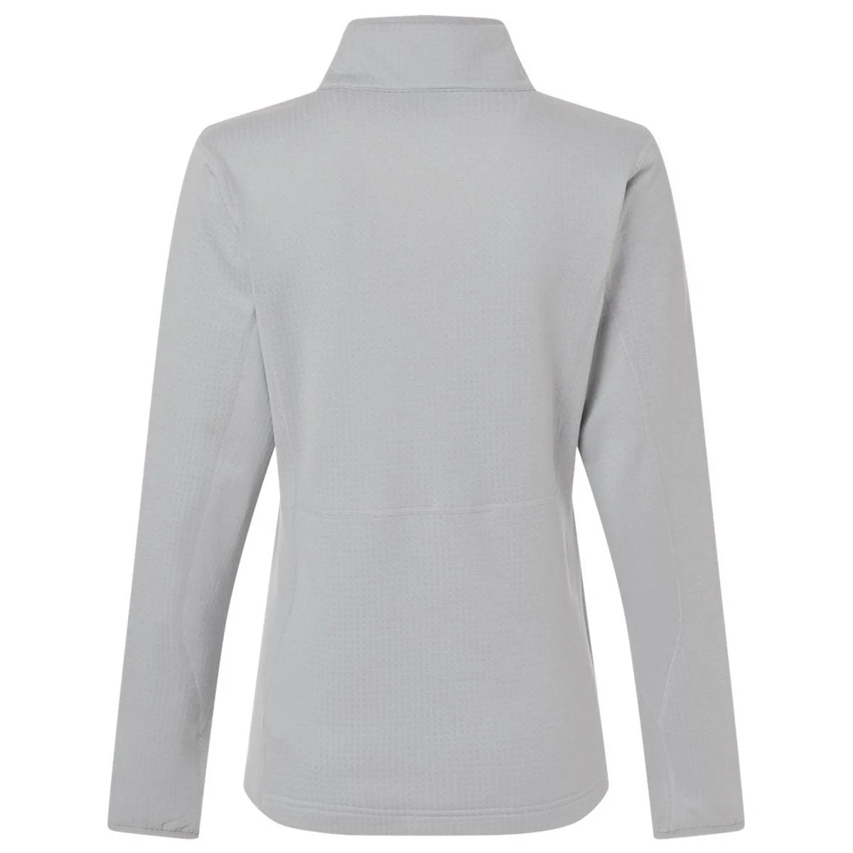Columbia Women's Columbia Grey Essential Hike Grid Fleece Half-Zip Pullover - Image 2