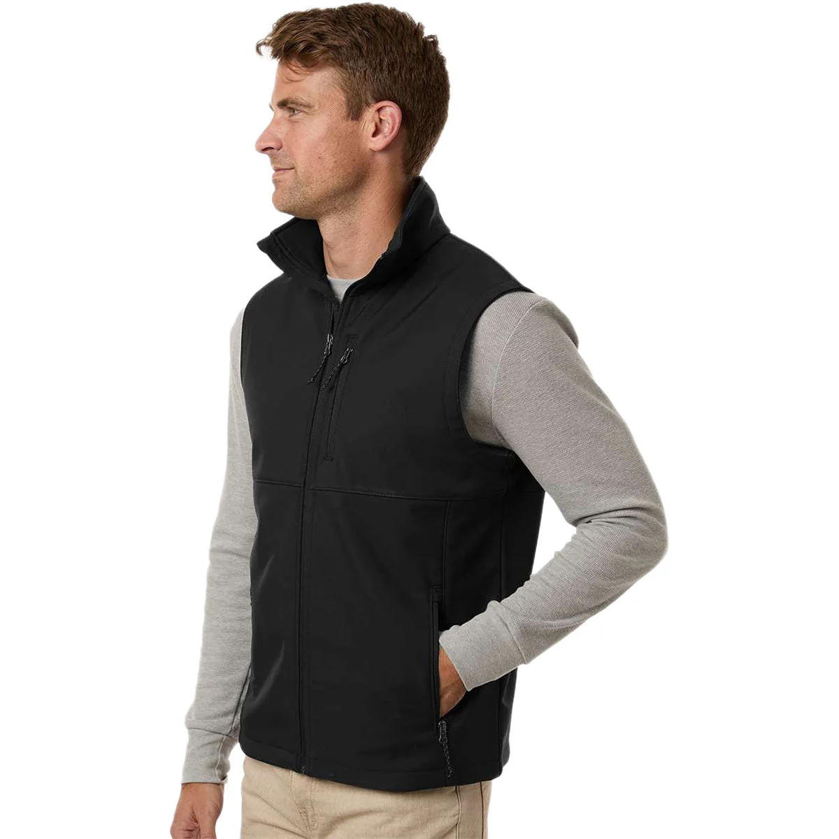 Columbia Men's Black Ascender II Soft Shell Vest - Image 5