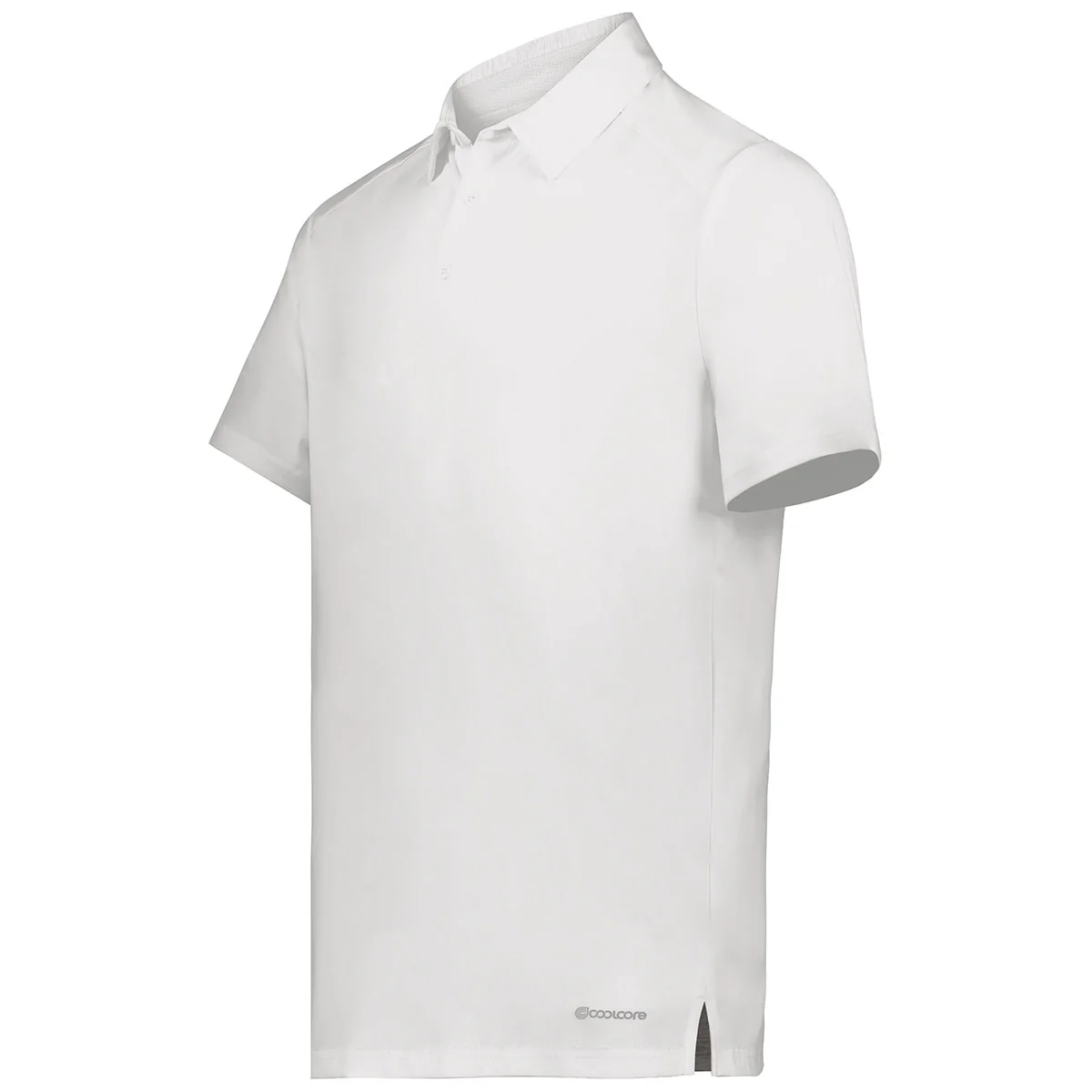 Holloway Men's White Electrify Coolcore Polo - Image 3