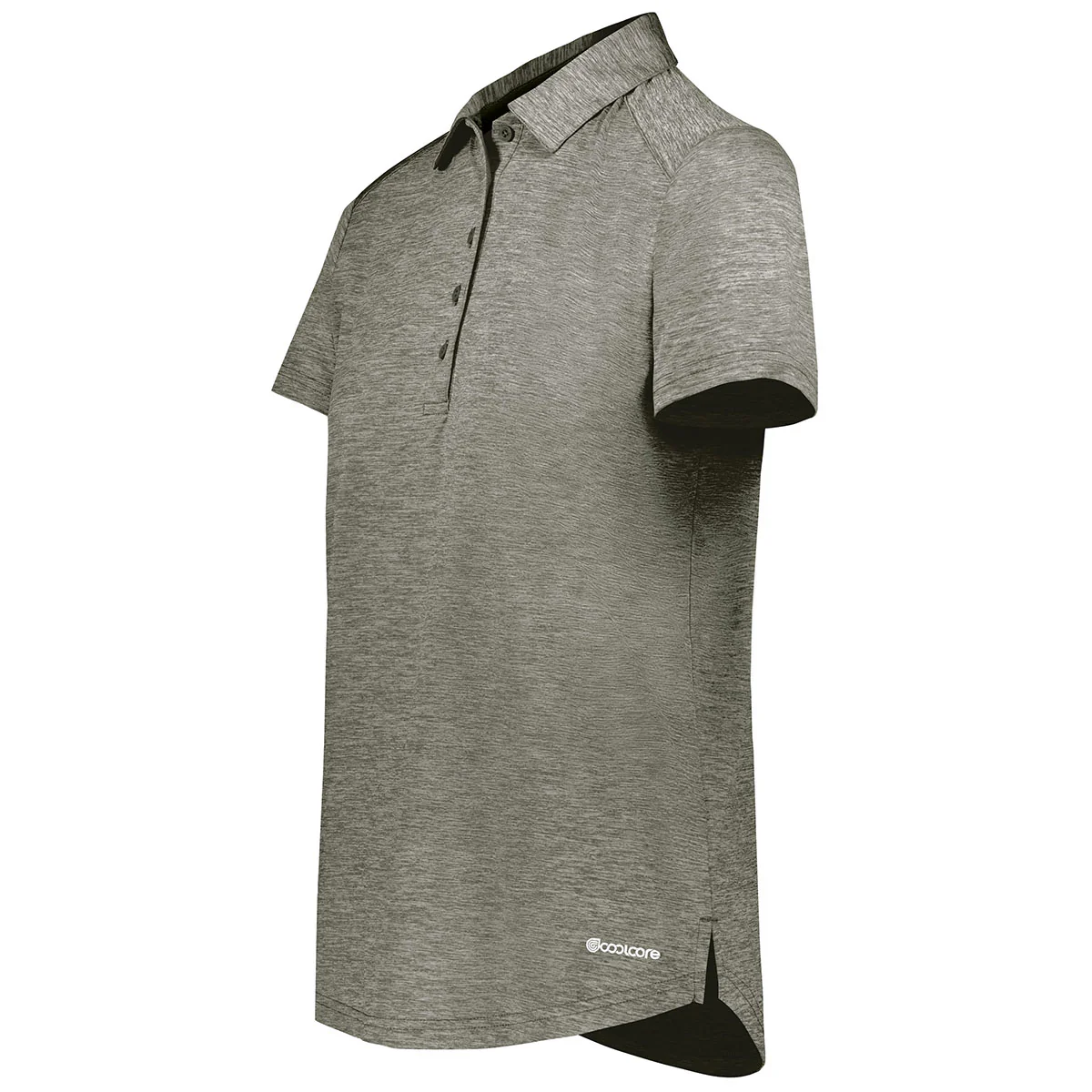 Holloway Women's Olive Heather Electrify Coolcore Polo - Image 3