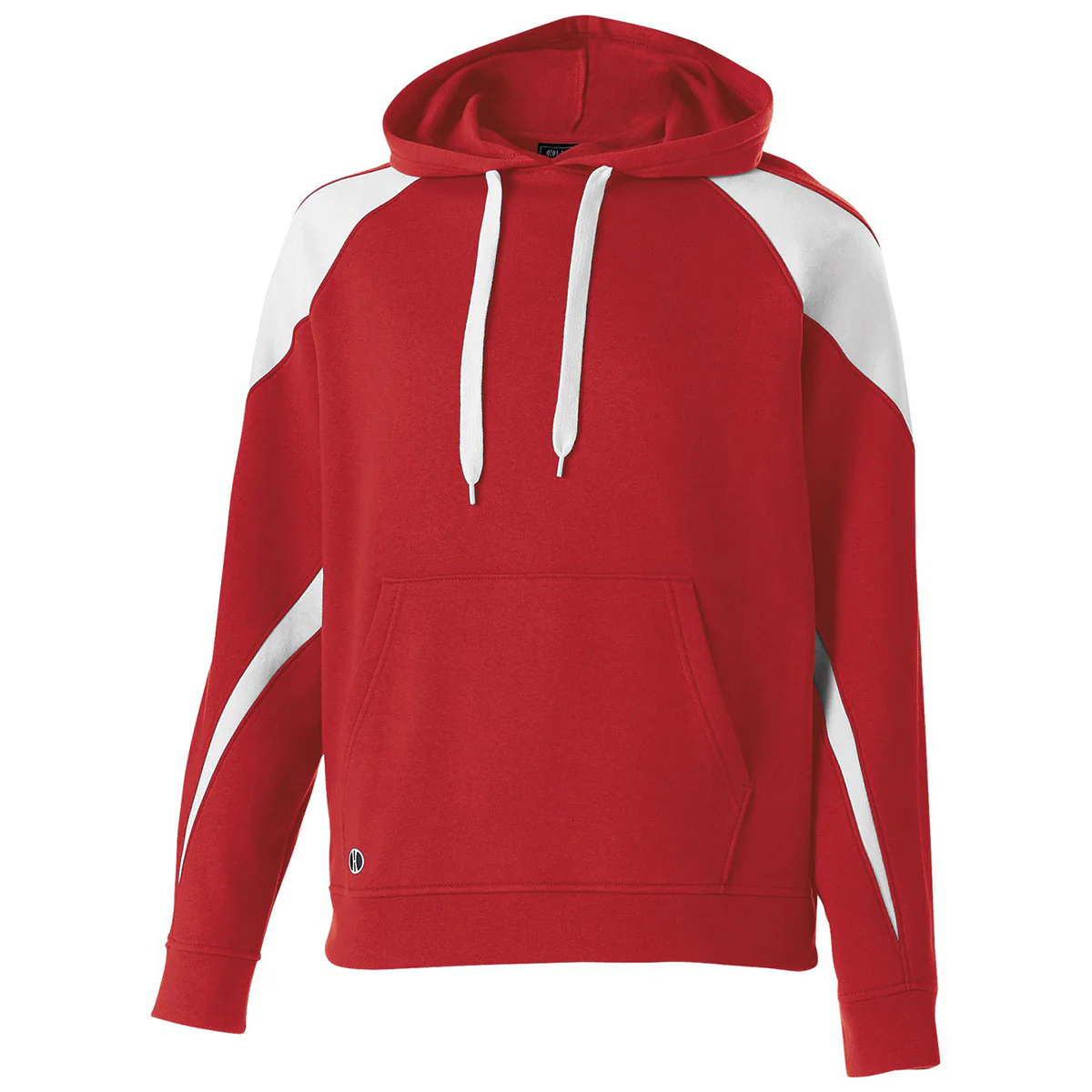 Holloway Men's Scarlet/White Prospect Hoodie - Image 3