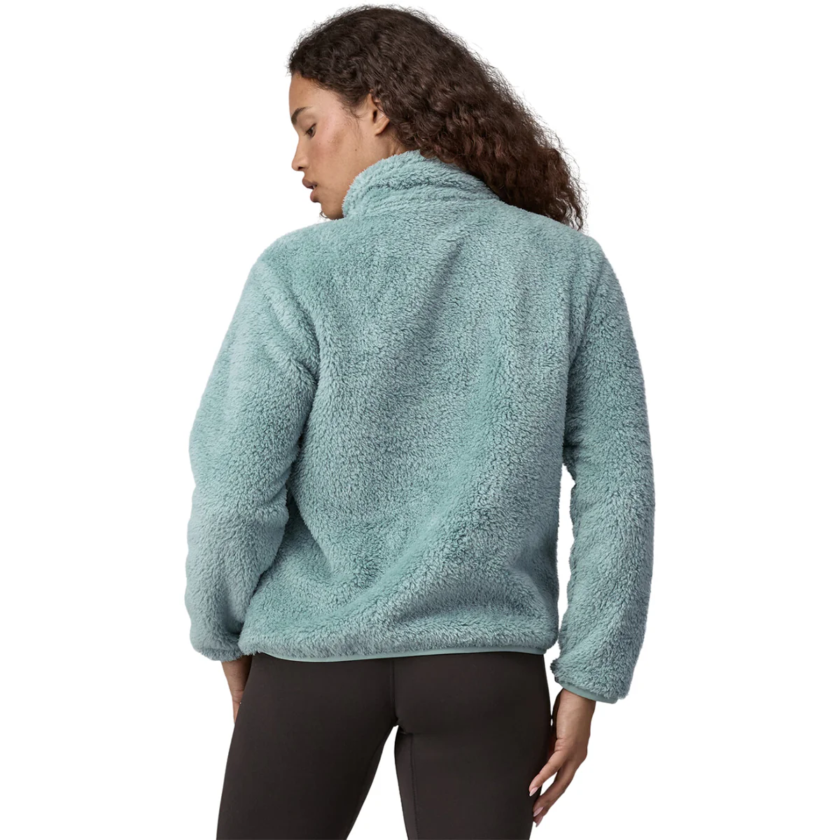 Patagonia Women's Thermal Blue Los Gatos Fleece Quarter Zip - Image 3