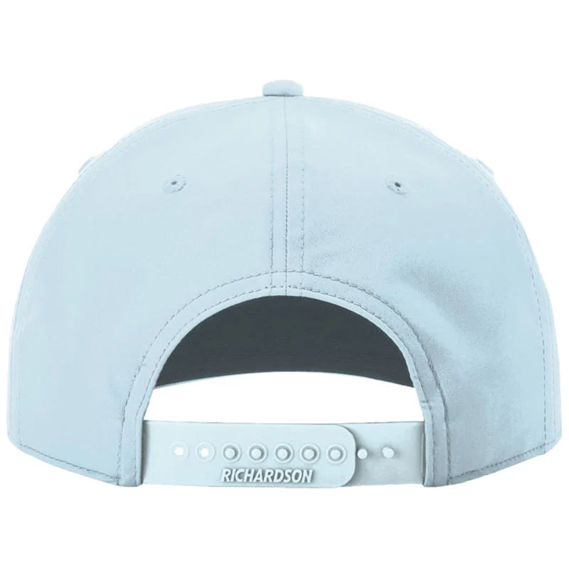Richardson Soft Blue/Navy 5-Panel Classic Rope Cap - Image 3