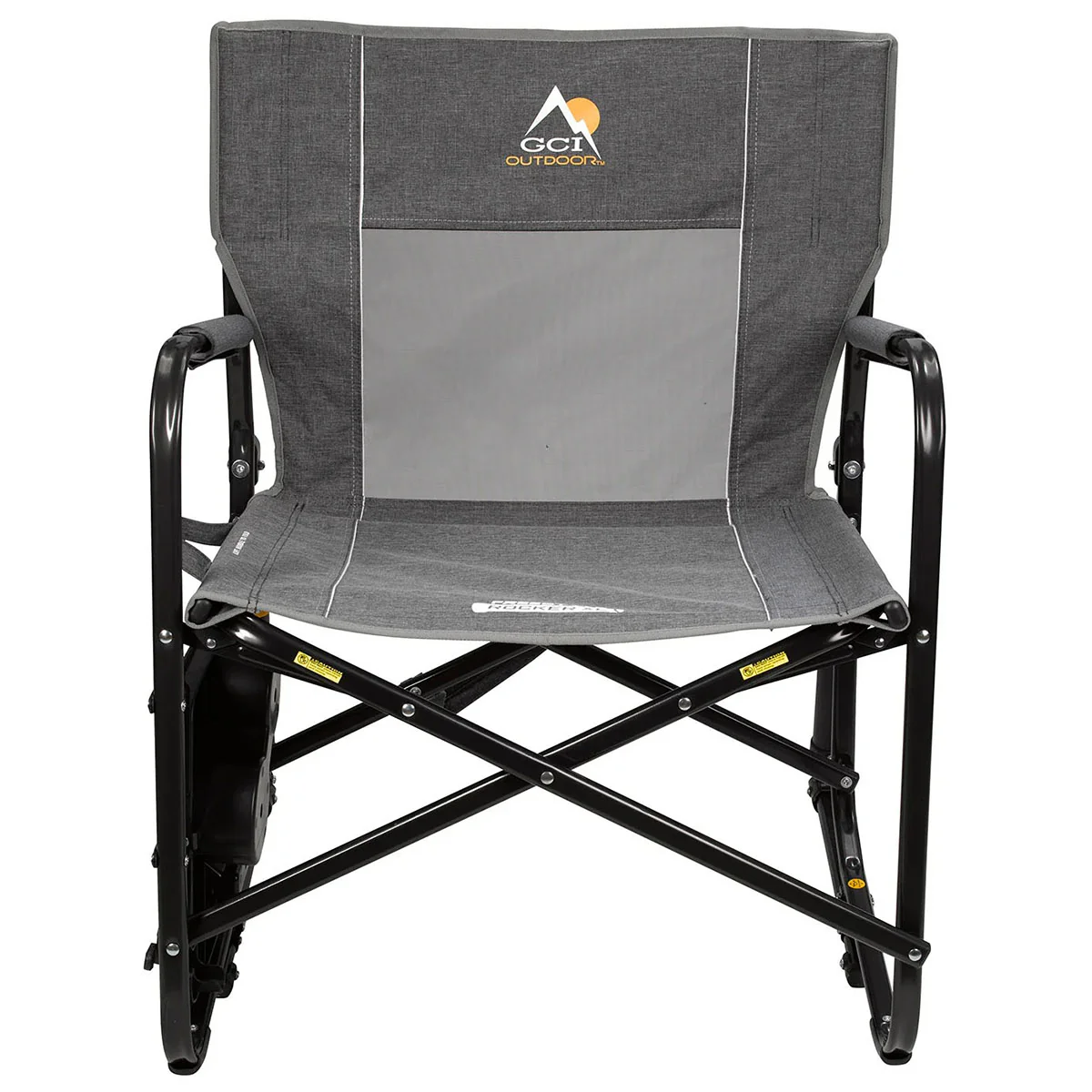 GCI Outdoor Grey Freestyle Rocker XL with Side Table - Image 3