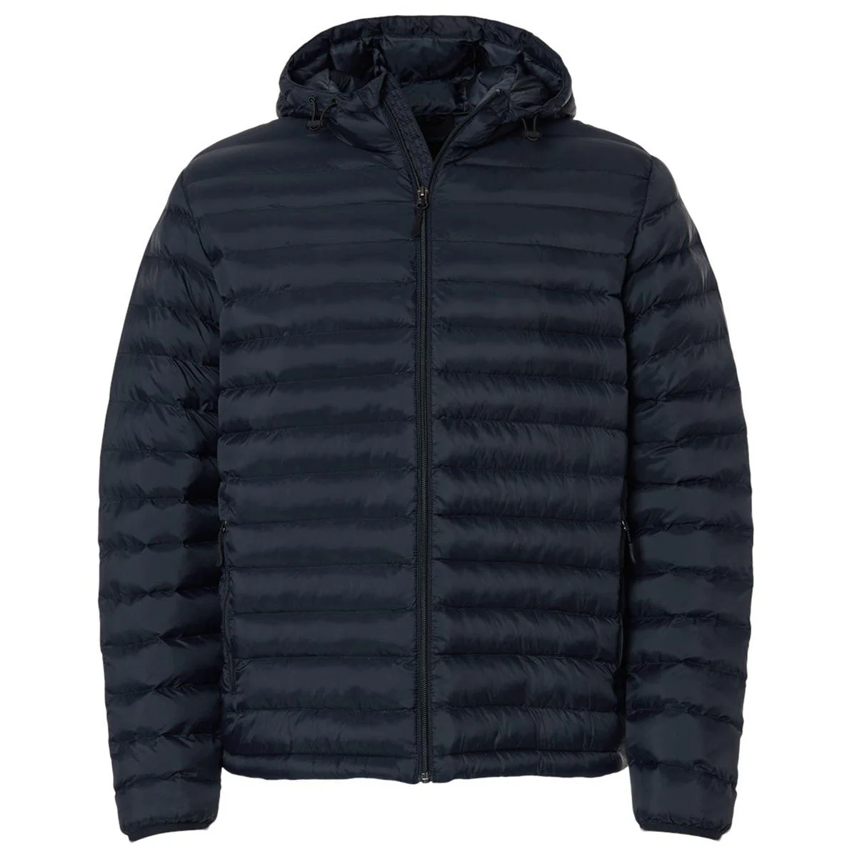Weatherproof Men's Stormy Night Lightweight Poly-Filled Hooded Puffer Jacket
