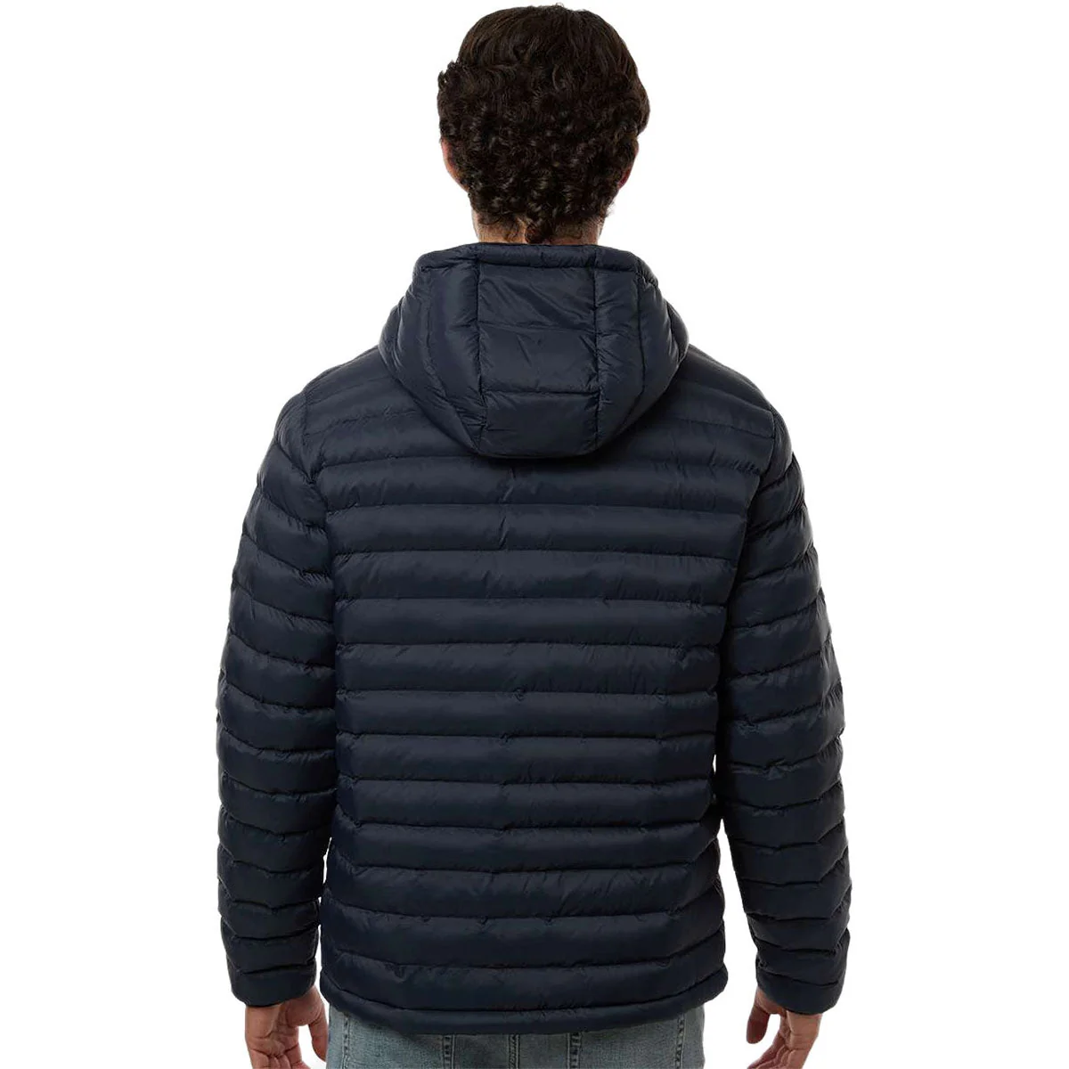 Weatherproof Men's Stormy Night Lightweight Poly-Filled Hooded Puffer Jacket - Image 4