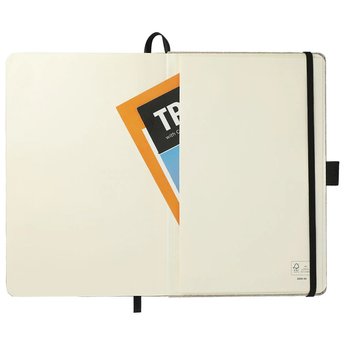 JournalBooks Natural Recycled Cotton Bound Notebook - Image 6