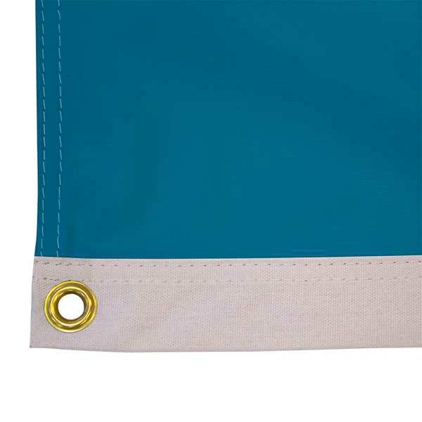 Showdown Dislpays White 5' x 8' Polyester Flag Double-Sided - Image 3