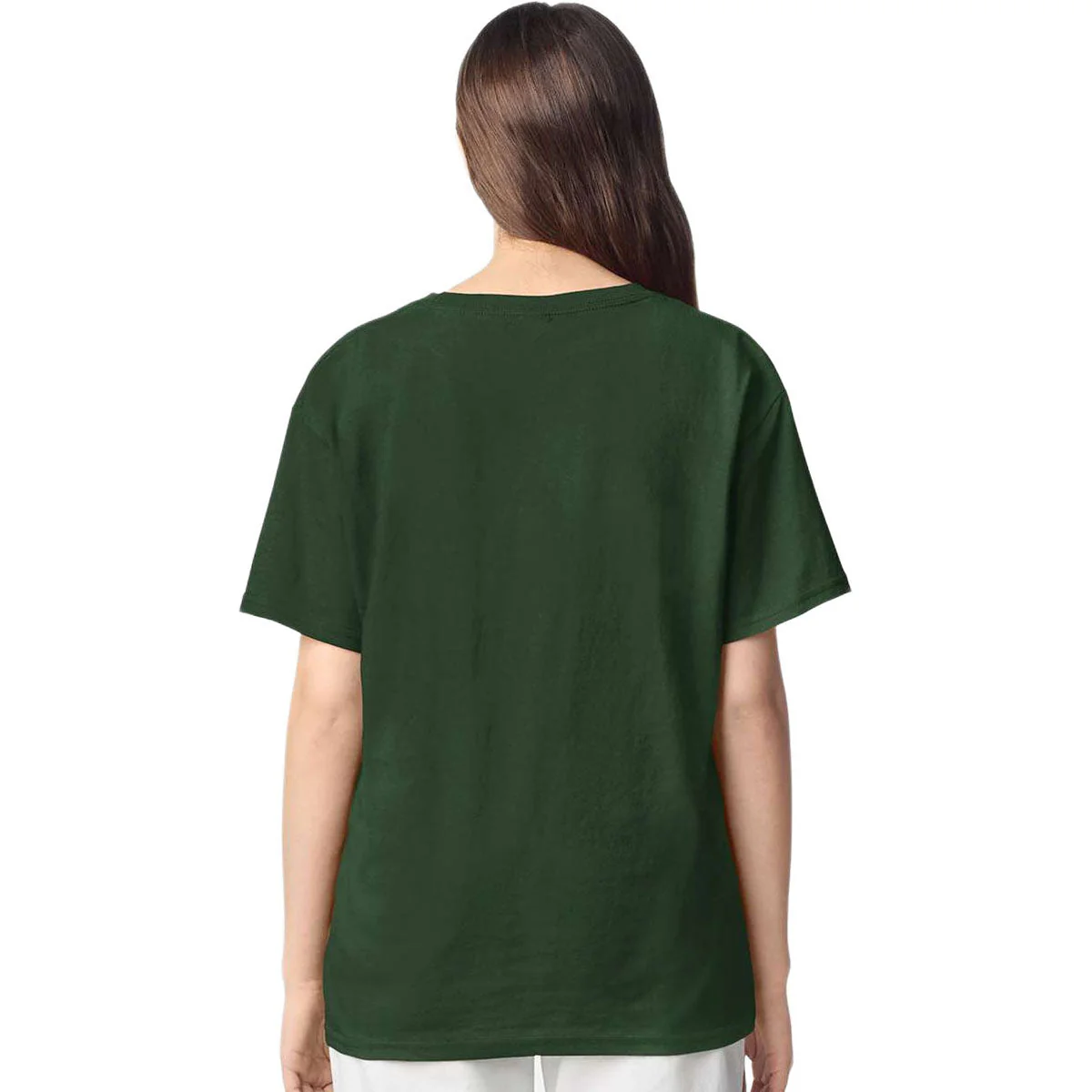 Gildan Youth Forest Green Light Cotton T-Shirt - Image 4