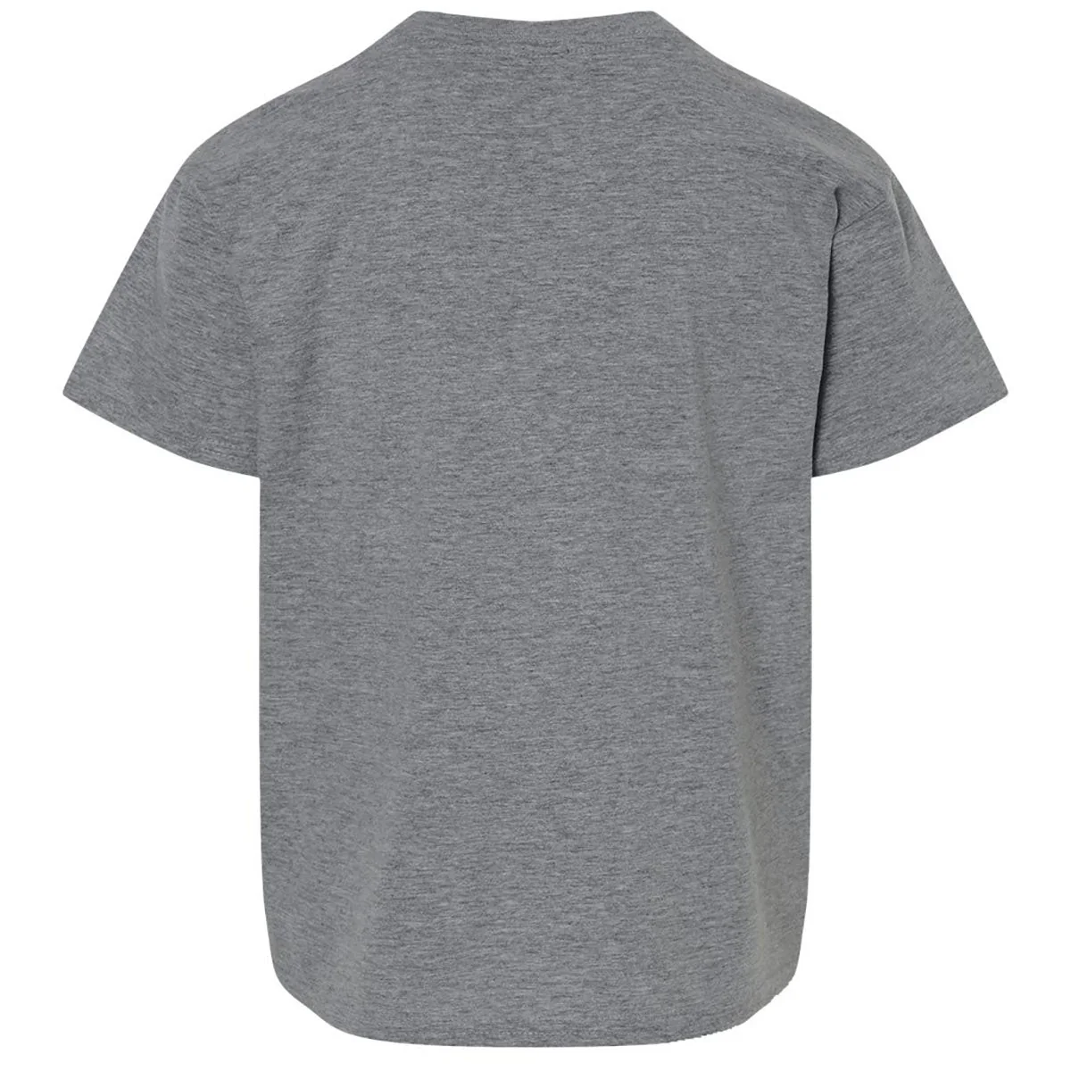 Gildan Youth Graphite Heather Light Cotton T-Shirt - Image 2