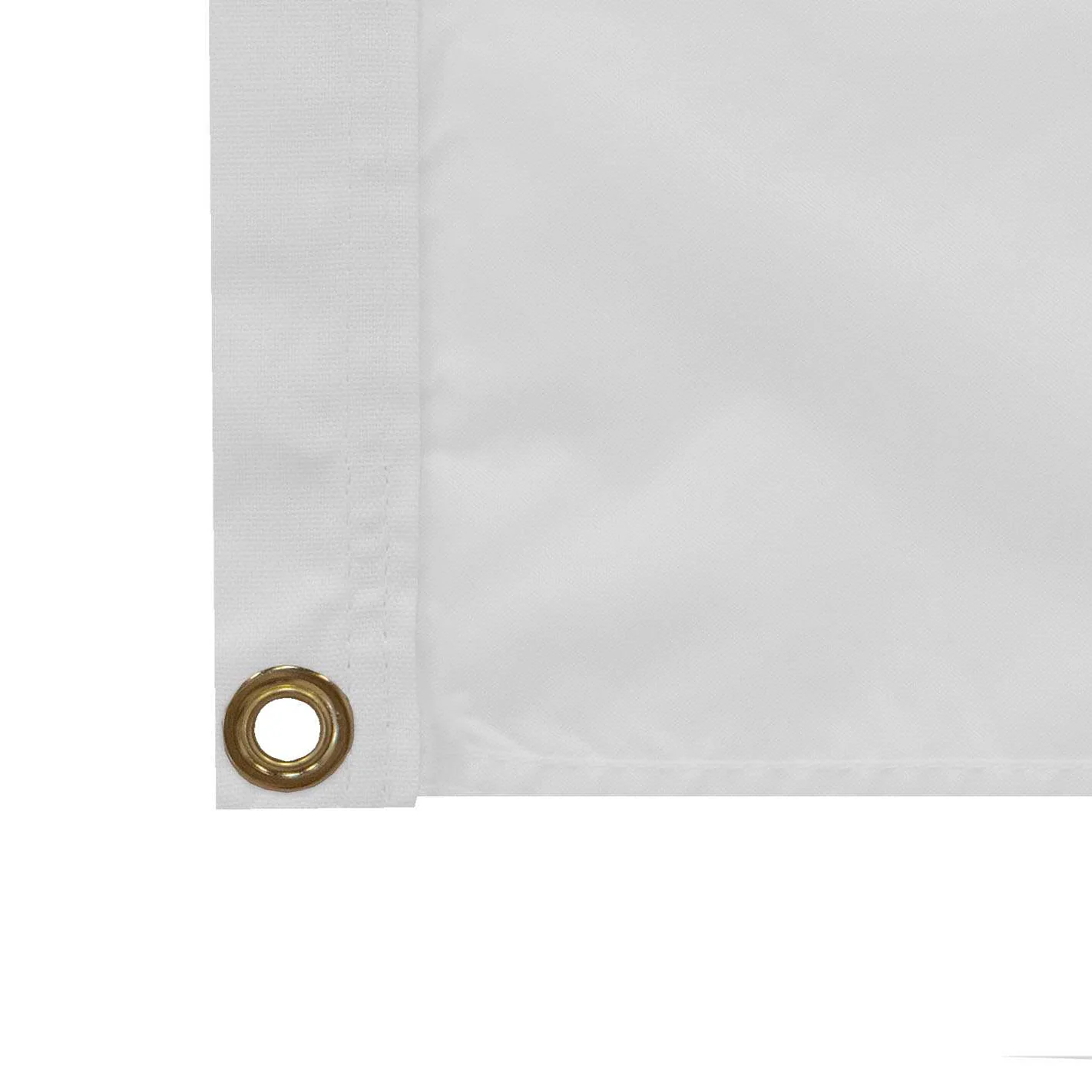Showdown Displays White 5' x 8' Nylon Flag Double-Sided - Image 2