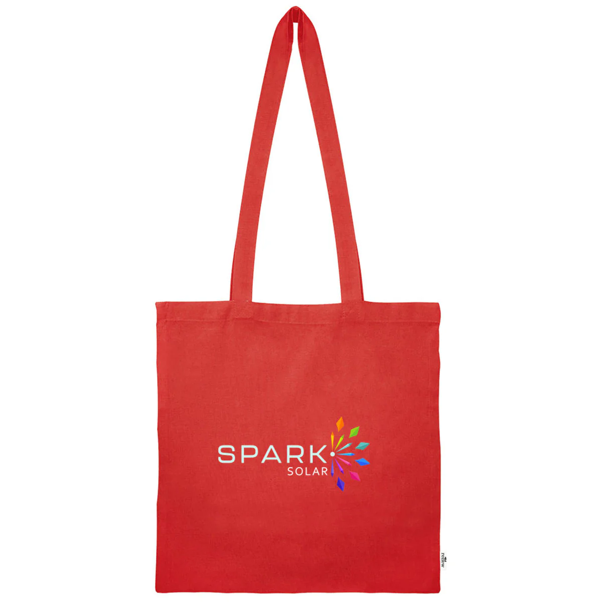 Hit Red Jones Recycled Cotton Tote Bag - Image 2