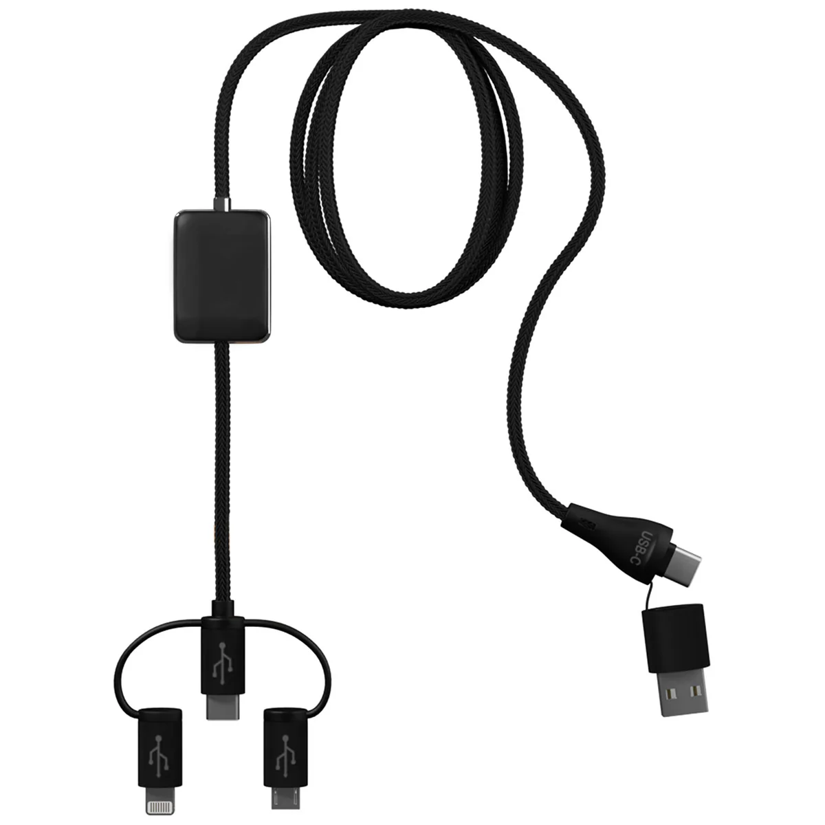 SCX Design Black In-Car Charging Cable 2A - Image 2