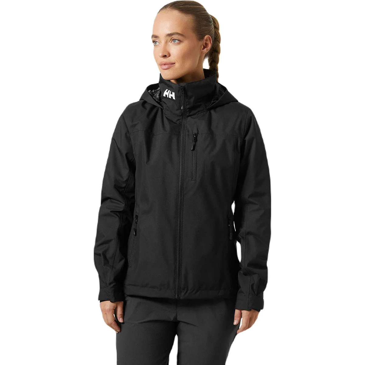 Helly Hansen Women's Black Crew Hooded Midlayer Jacket 2.0 - Image 3