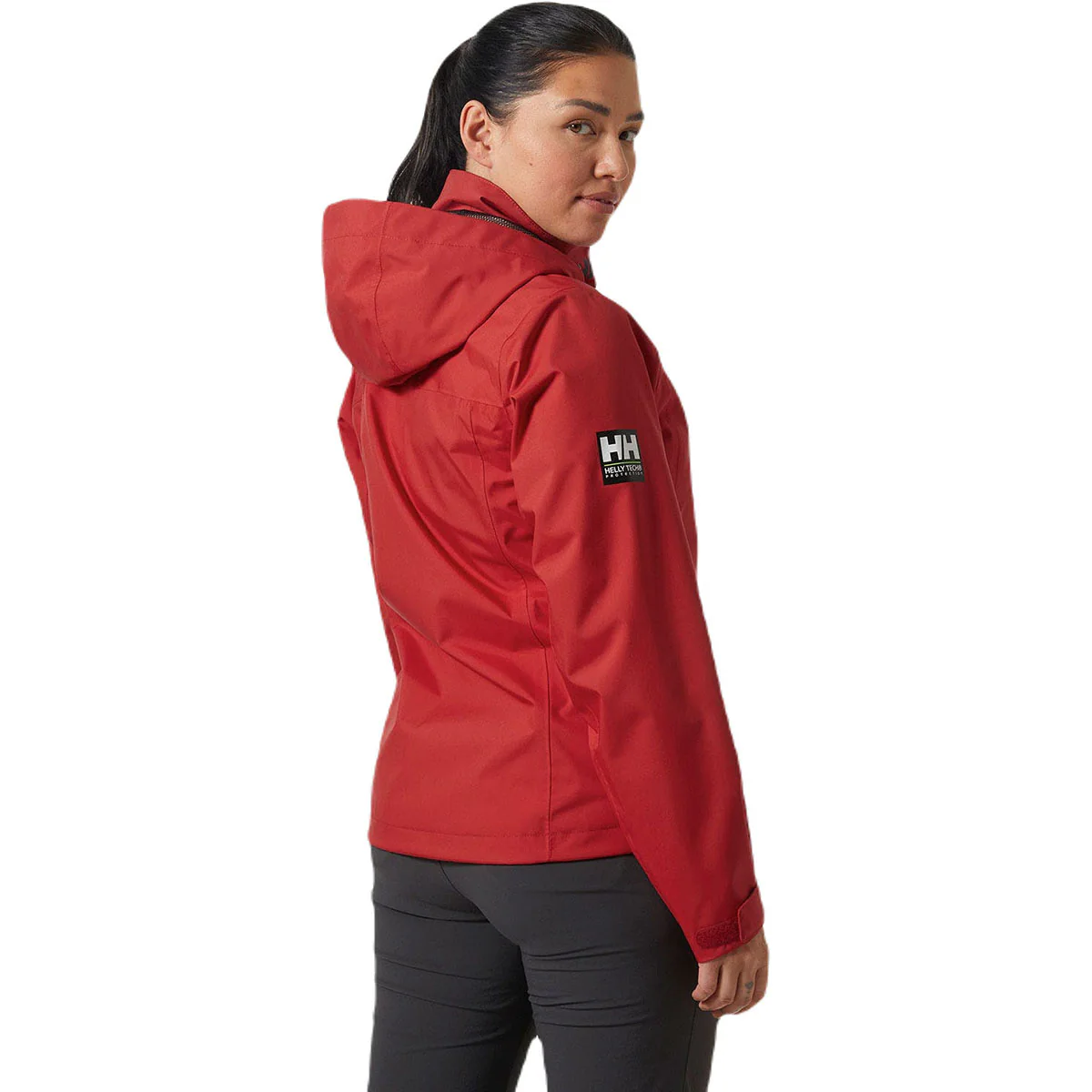 Helly Hansen Women's Red Crew Hooded Jacket 2.0 - Image 4