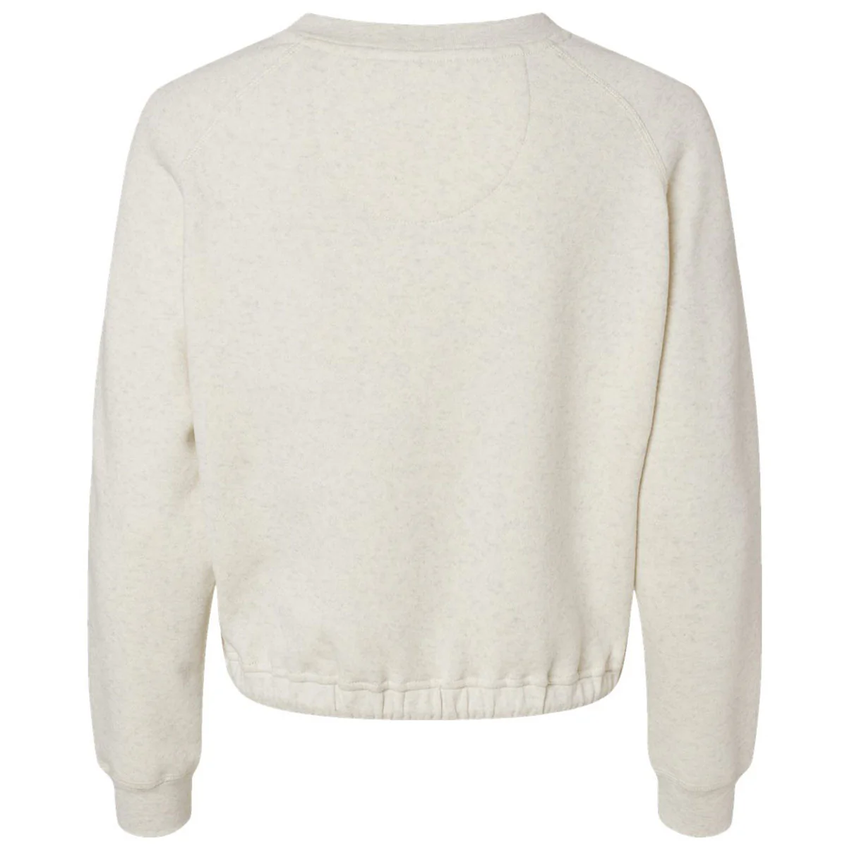 LAT Women's Natural Heather Relaxed 3-End Boxy Fleece Crewneck Sweatshirt - Image 2