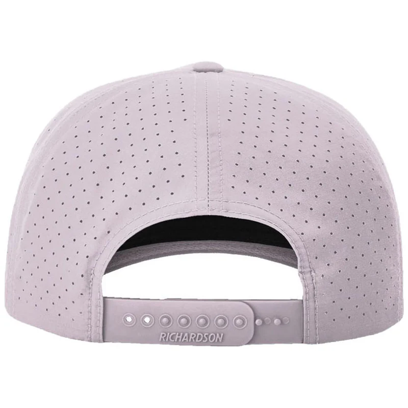 Richardson Lilac/White Grey Laser Perf Performance Rope Cap - Image 3