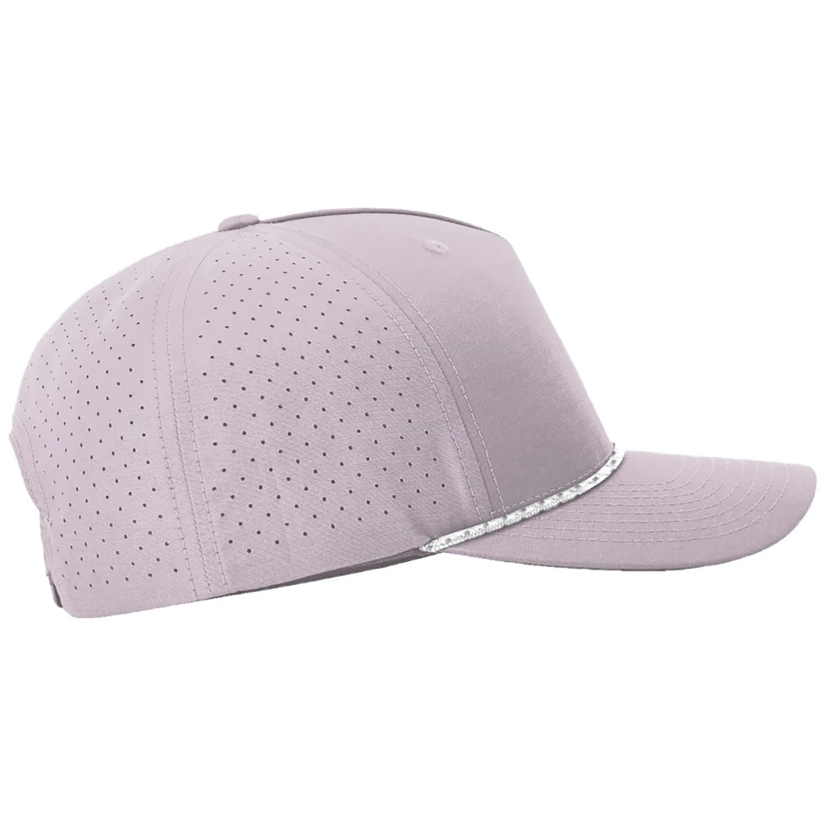 Richardson Lilac/White Grey Laser Perf Performance Rope Cap - Image 4