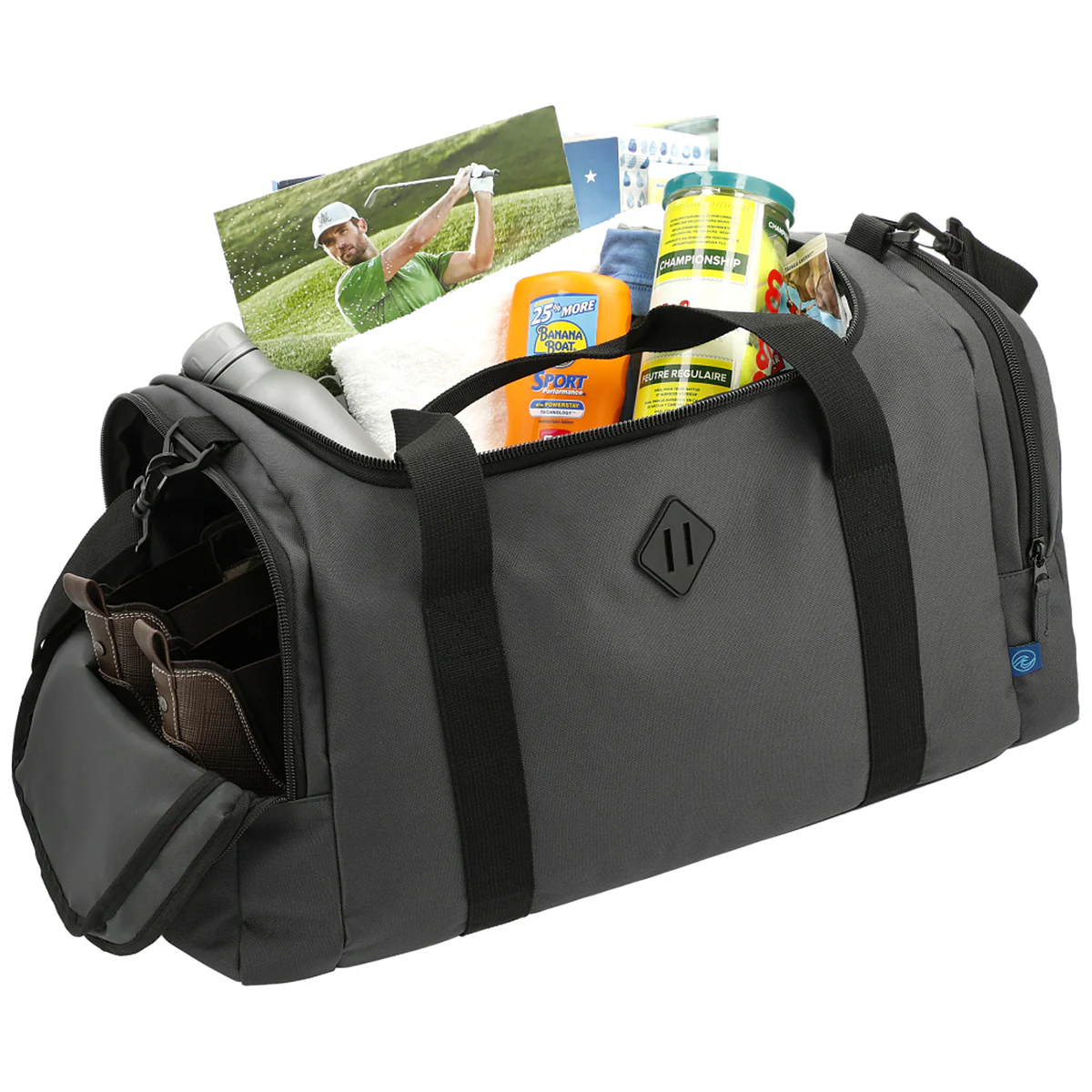 Leed's Repreve Charcoal Ocean Duffel - Image 5