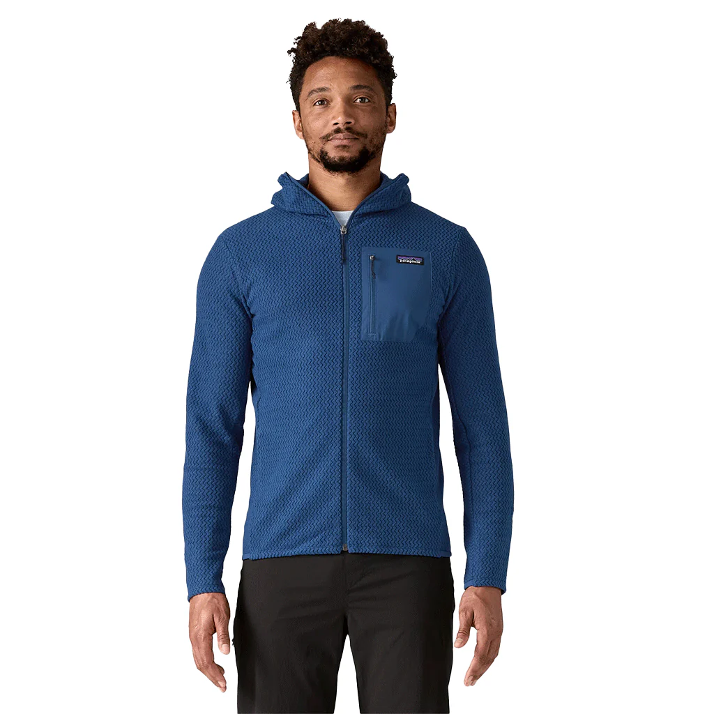 Patagonia Men's Clement Blue R1 Air Full-Zip Hoody - Image 2
