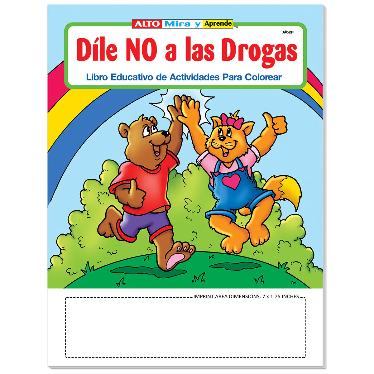 Koozie Group White Coloring Book: Smart Kids Say No to Drugs (Spanish) - Image 3