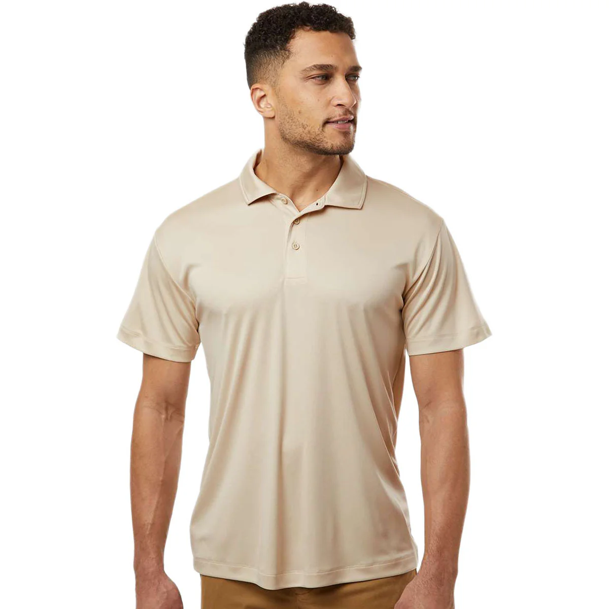 AllPro Men's Sand Pro-Lock Performance Polo - Image 3