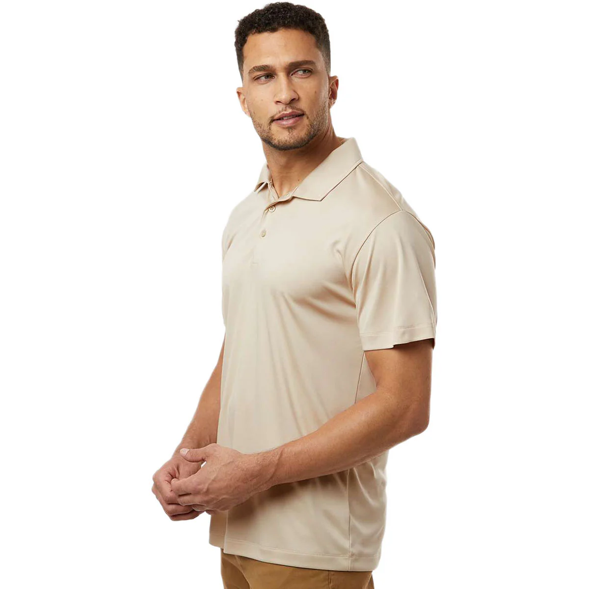 AllPro Men's Sand Pro-Lock Performance Polo - Image 5