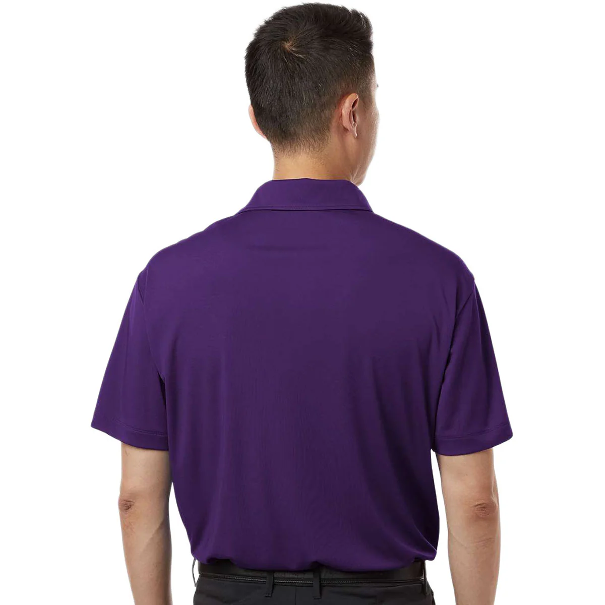 AllPro Men's Purple Pro-Lock Performance Polo - Image 4