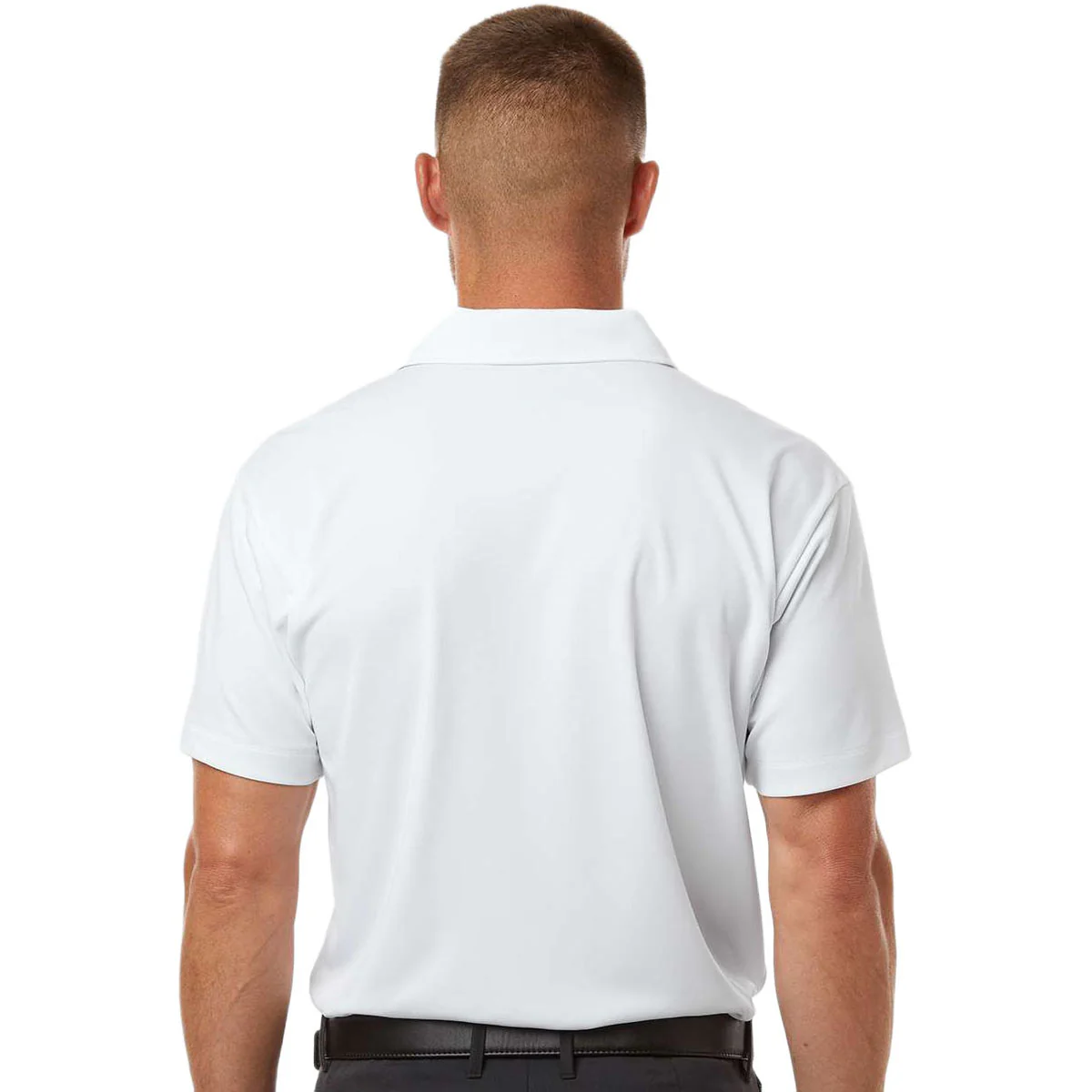 AllPro Men's White Pro-Lock Performance Polo - Image 4